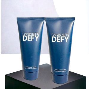 DEFY by Calvin Klein 3.3oz 2/pc Mens Hair & Body Wash